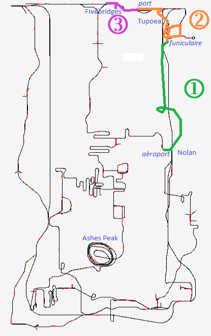 Carte de la ligne